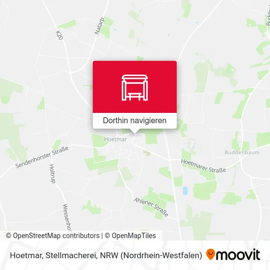 Hoetmar, Stellmacherei Karte