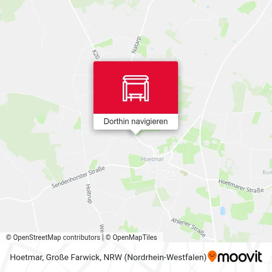 Hoetmar, Große Farwick Karte