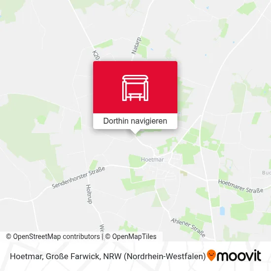 Hoetmar, Große Farwick Karte