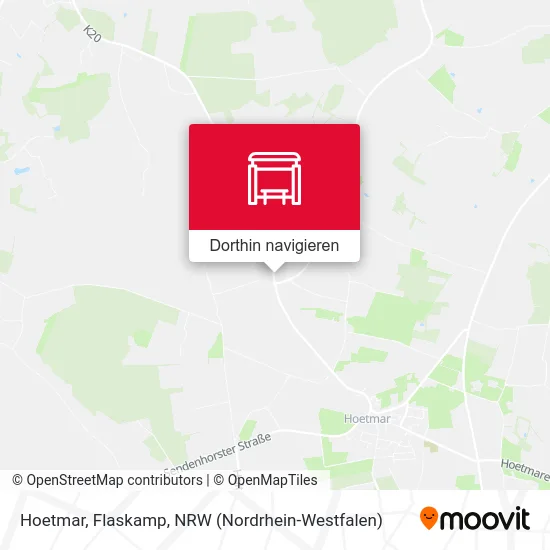 Hoetmar, Flaskamp Karte