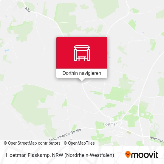 Hoetmar, Flaskamp Karte