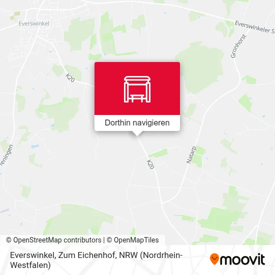 Everswinkel, Zum Eichenhof Karte