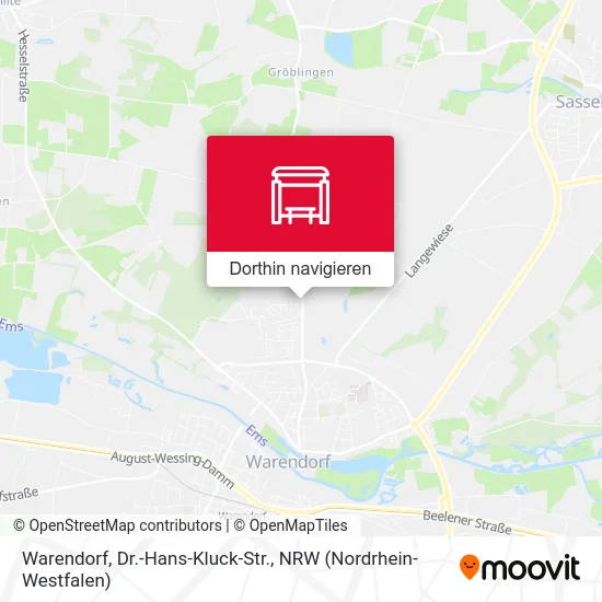 Warendorf, Dr.-Hans-Kluck-Str. Karte