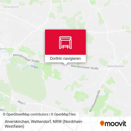 Alverskirchen, Wettendorf Karte