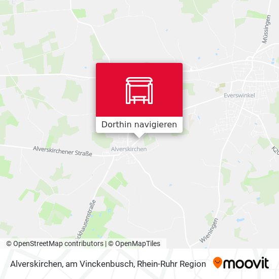 Alverskirchen, am Vinckenbusch Karte