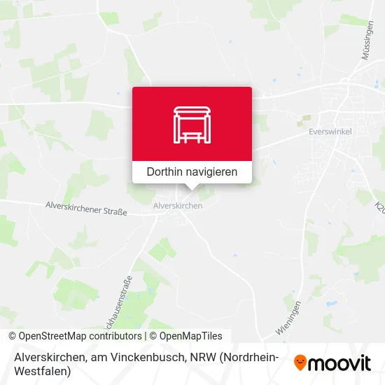 Alverskirchen, am Vinckenbusch Karte