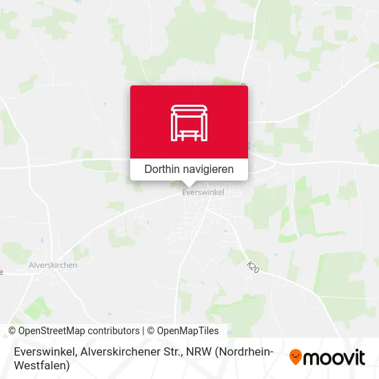 Everswinkel, Alverskirchener Str. Karte