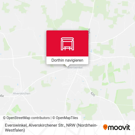 Everswinkel, Alverskirchener Str. Karte