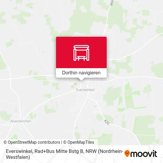 Everswinkel, Rad+Bus Mitte Bstg B Karte