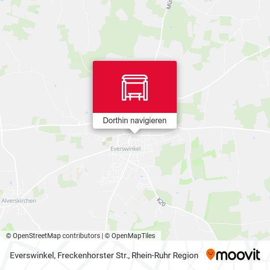 Everswinkel, Freckenhorster Str. Karte