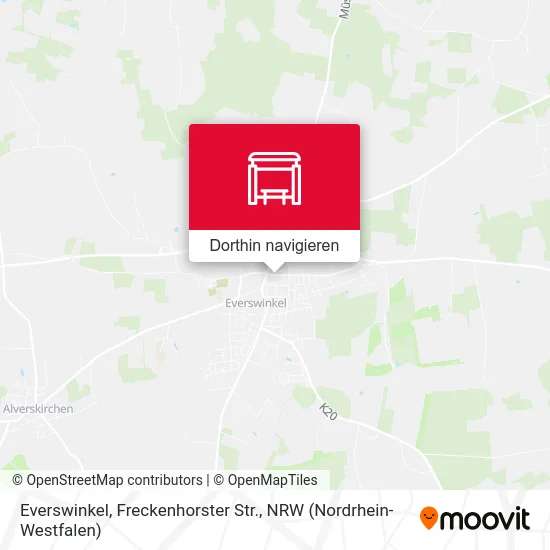 Everswinkel, Freckenhorster Str. Karte