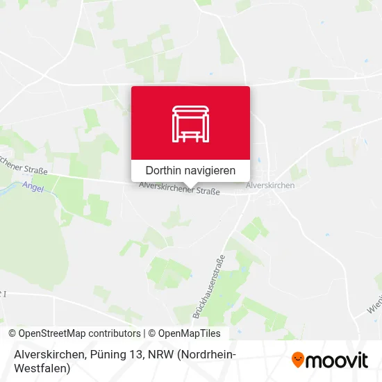 Alverskirchen, Püning 13 Karte