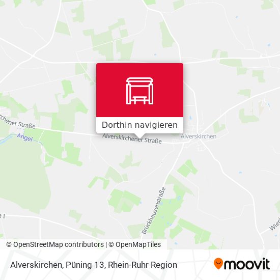 Alverskirchen, Püning 13 Karte