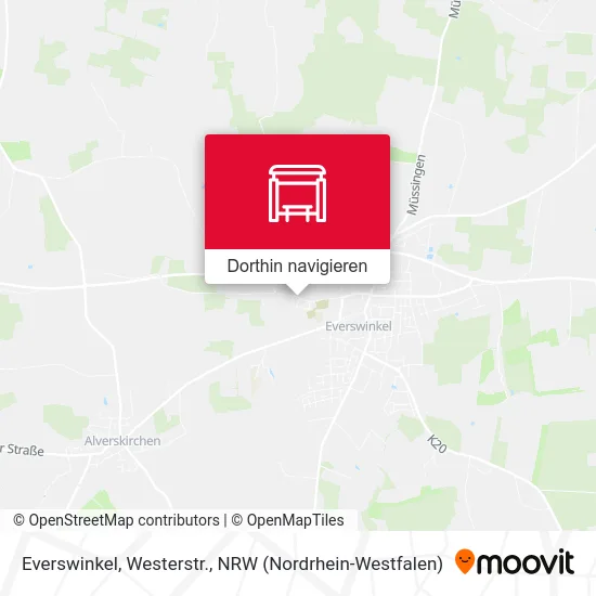 Everswinkel, Westerstr. Karte
