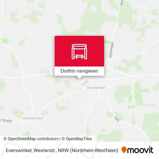 Everswinkel, Westerstr. Karte