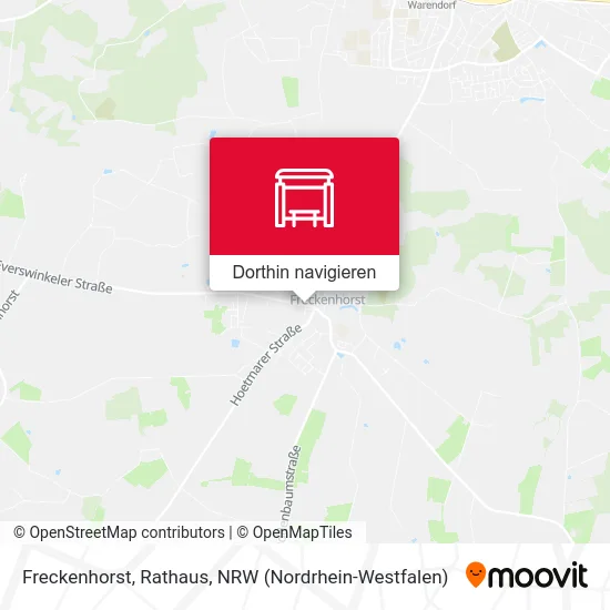 Freckenhorst, Rathaus Karte