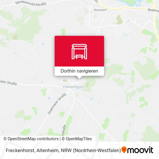 Freckenhorst, Altenheim Karte