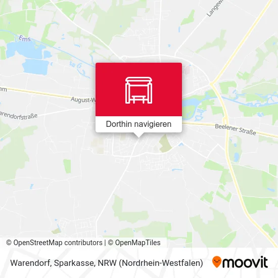 Warendorf, Sparkasse Karte