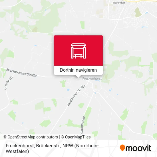 Freckenhorst, Brückenstr. Karte