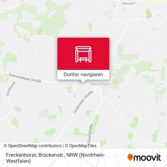 Freckenhorst, Brückenstr. Karte