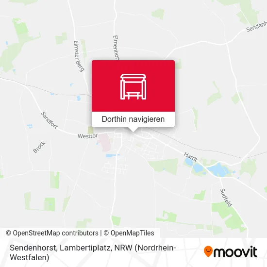 Sendenhorst, Lambertiplatz Karte