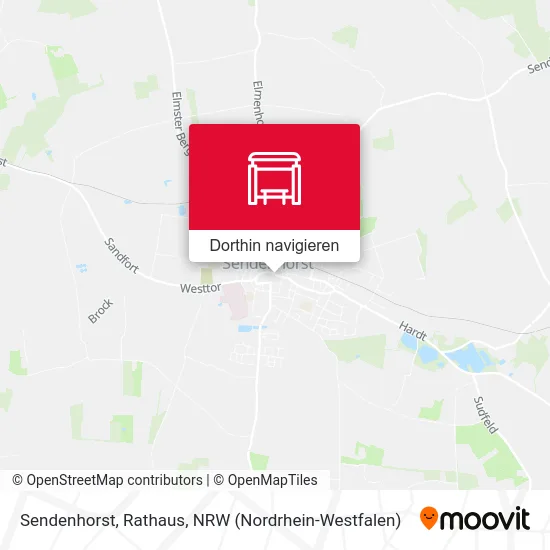 Sendenhorst, Rathaus Karte