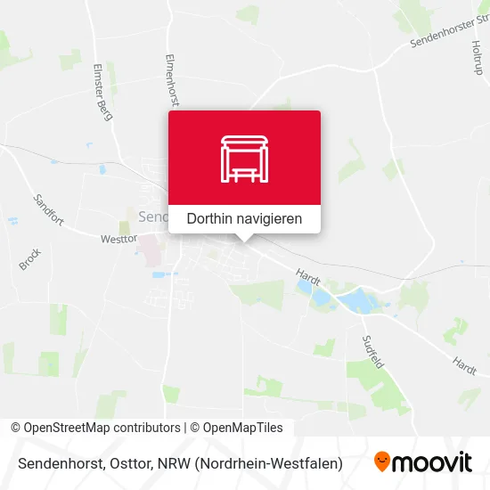 Sendenhorst, Osttor Karte