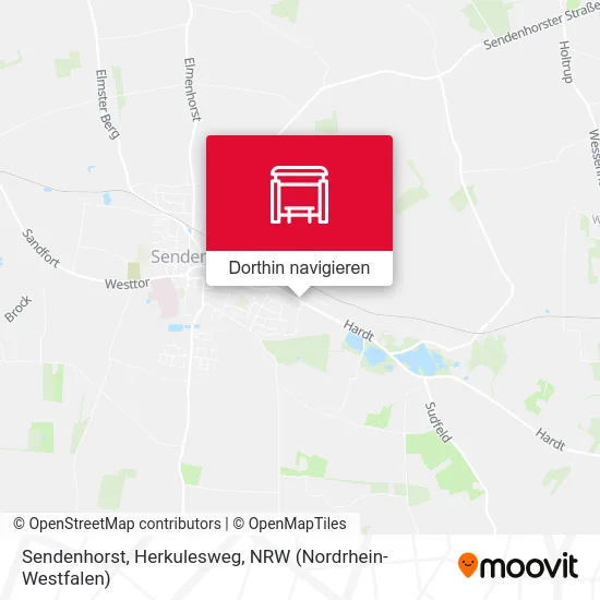 Sendenhorst, Herkulesweg Karte