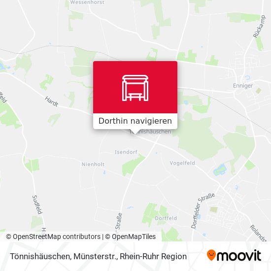 Tönnishäuschen, Münsterstr. Karte