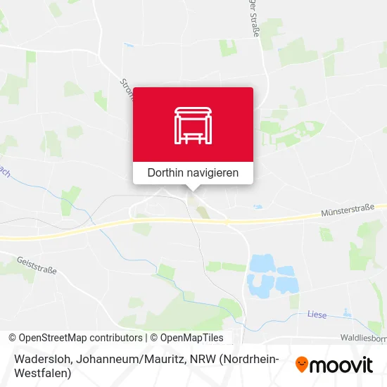 Wadersloh, Johanneum/Mauritz Karte