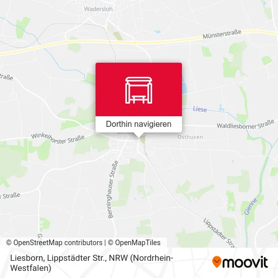Liesborn, Lippstädter Str. Karte