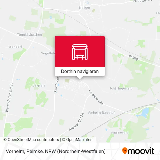 Vorhelm, Pelmke Karte