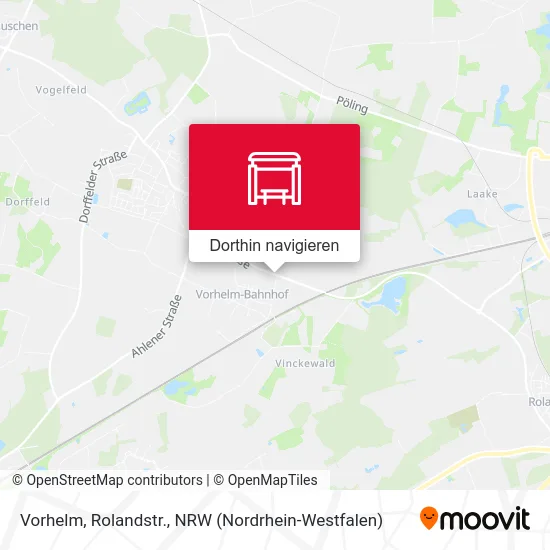 Vorhelm, Rolandstr. Karte