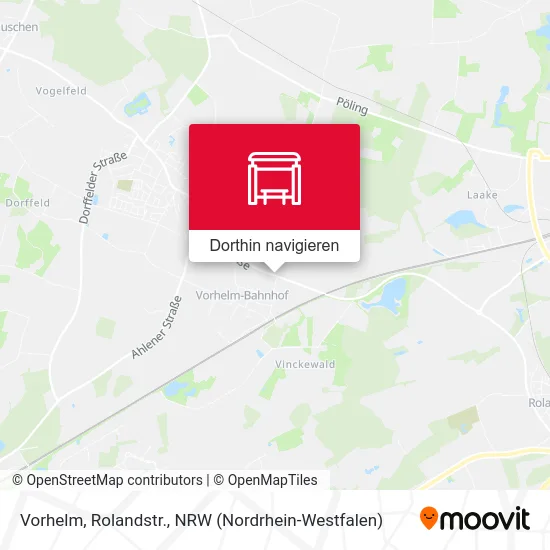 Vorhelm, Rolandstr. Karte