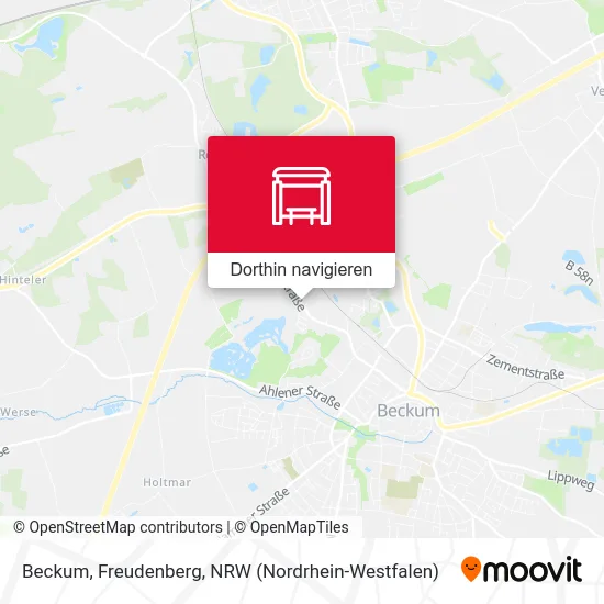 Beckum, Freudenberg Karte