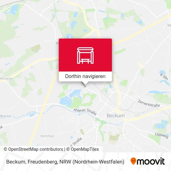 Beckum, Freudenberg Karte