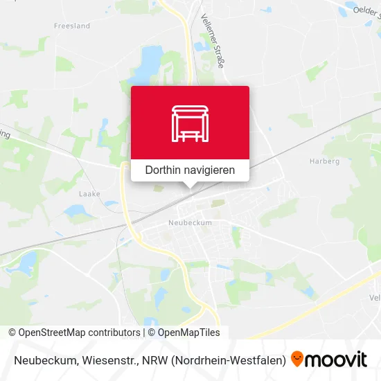 Neubeckum, Wiesenstr. Karte