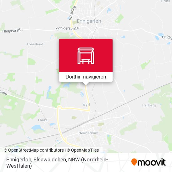 Ennigerloh, Elsawäldchen Karte