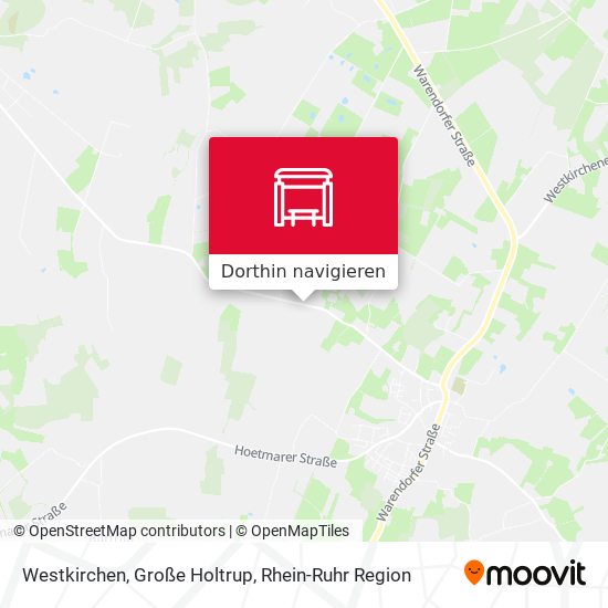 Westkirchen, Große Holtrup Karte