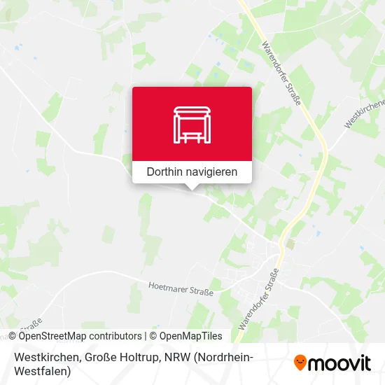 Westkirchen, Große Holtrup Karte
