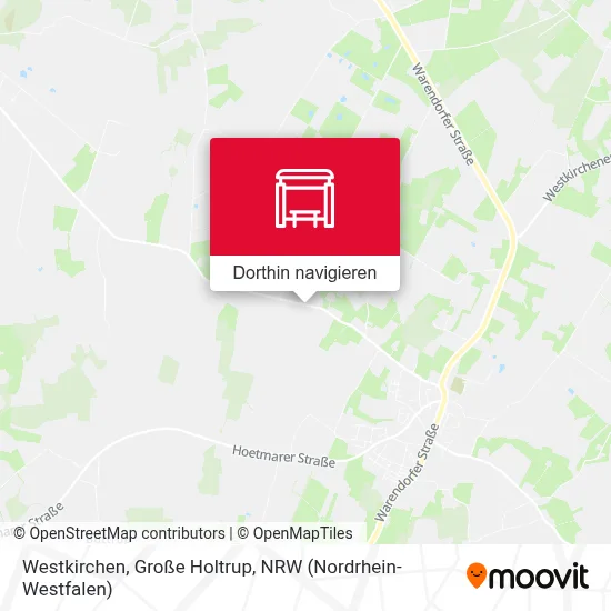 Westkirchen, Große Holtrup Karte