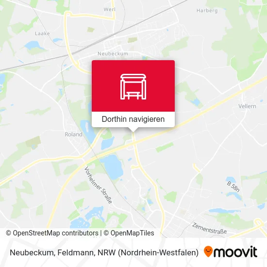 Neubeckum, Feldmann Karte