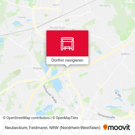 Neubeckum, Feldmann Karte