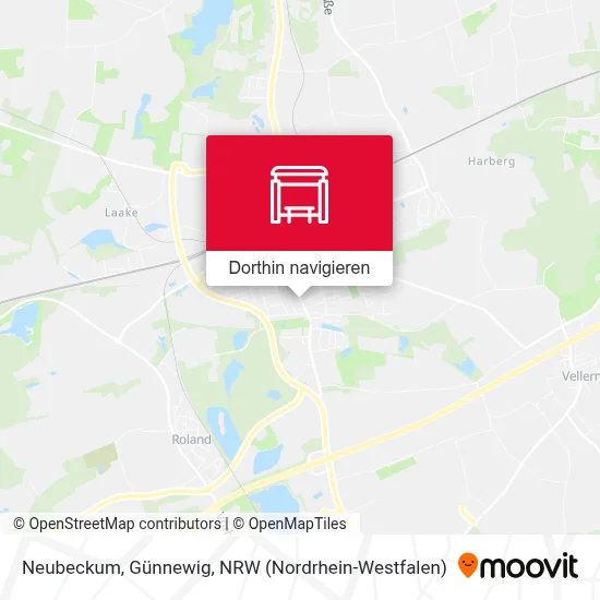 Neubeckum, Günnewig Karte