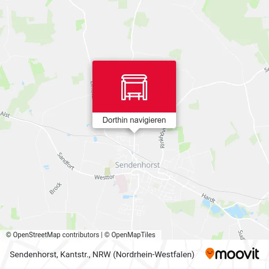 Sendenhorst, Kantstr. Karte