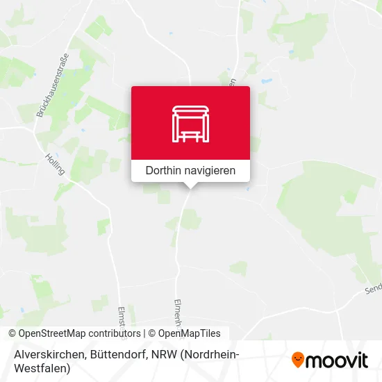 Alverskirchen, Büttendorf Karte