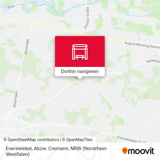 Everswinkel, Abzw. Cremann Karte