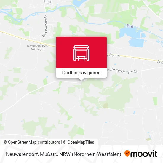 Neuwarendorf, Mußstr. Karte