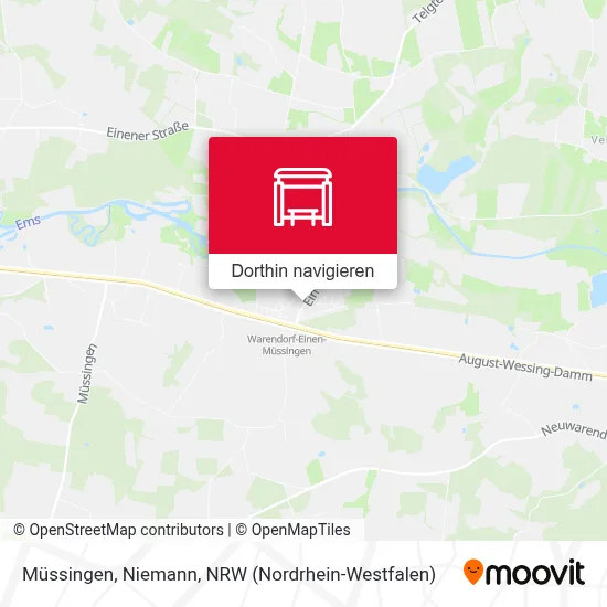 Müssingen, Niemann Karte