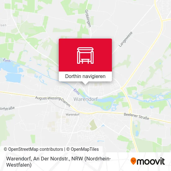 Warendorf, An Der Nordstr. Karte